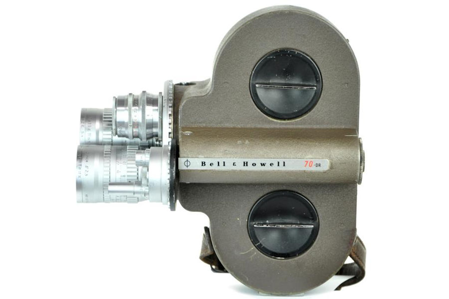 Camera Bell & Howell Filmo Auto 8 - vue côté droit