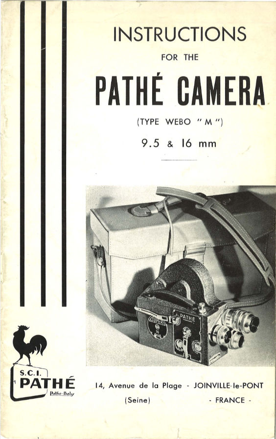 Instructions book Pathé super (en)